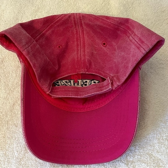 Lucky 7 for Travel Belize 1981 C.A. Pink Adjustable Cotton Ball Cap - Picture 3 of 15